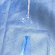 Disposable Sterile Reinforced Surgical Gown with Chest and Sleeve Coverage / SMS / Knitted cuff