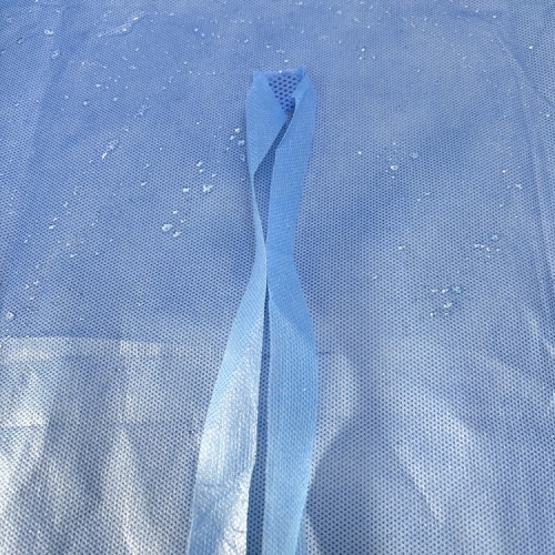 Disposable Sterile Reinforced Surgical Gown with Chest and Sleeve Coverage / SMS / Knitted cuff