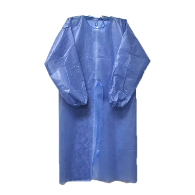 Disposable Sterile Isolation Gown / pp+pe / Elastic cuff 